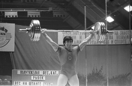 Weightlifter David Rigert