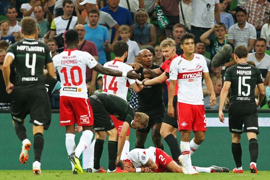 Football. Russian Premier League. Krasnodar vs. Spartak