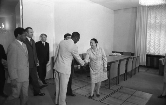 Parliamentary delegation of Sierra Leone on visit to USSR