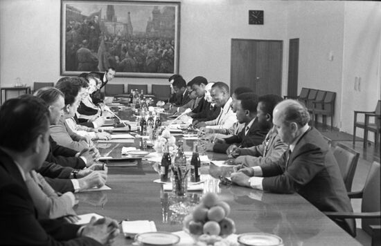 Parliamentary delegation of Sierra Leone on visit to USSR