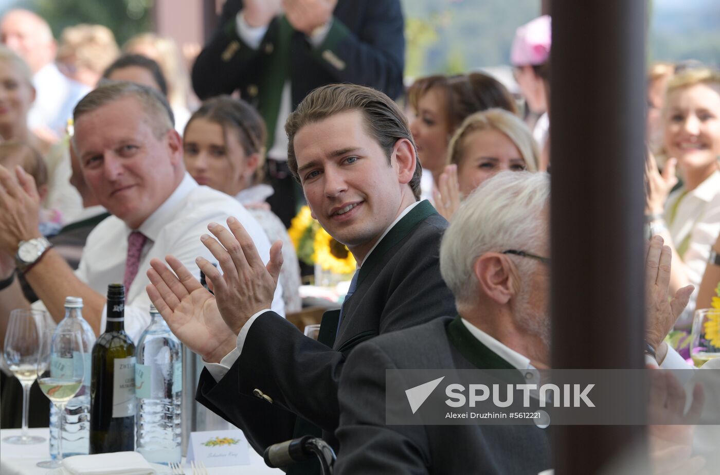 Russian President Vladimir Putin pays a visit to Austria