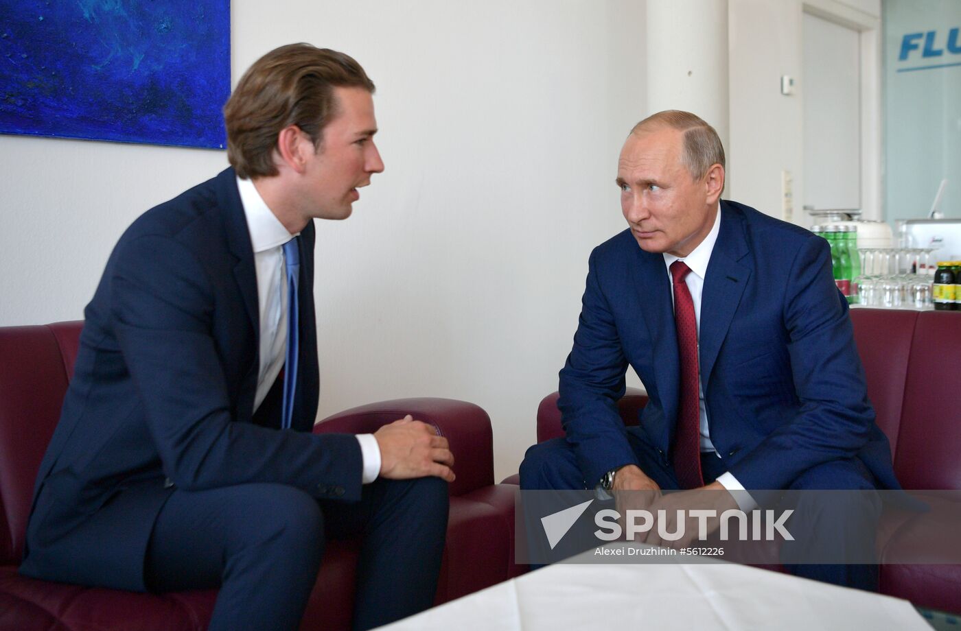 Russian President Vladimir Putin pays a visit to Austria