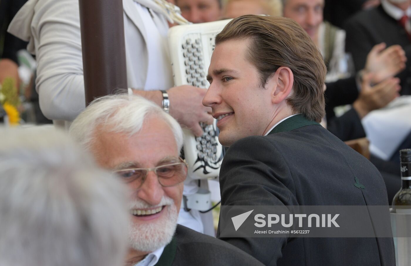 Russian President Vladimir Putin pays a visit to Austria