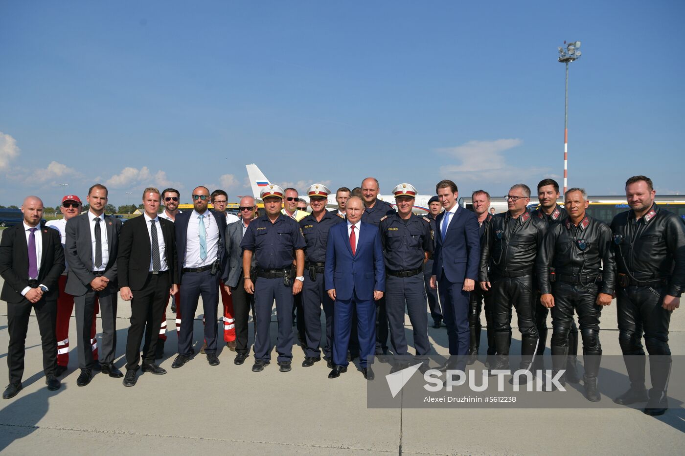 Russian President Vladimir Putin pays a visit to Austria