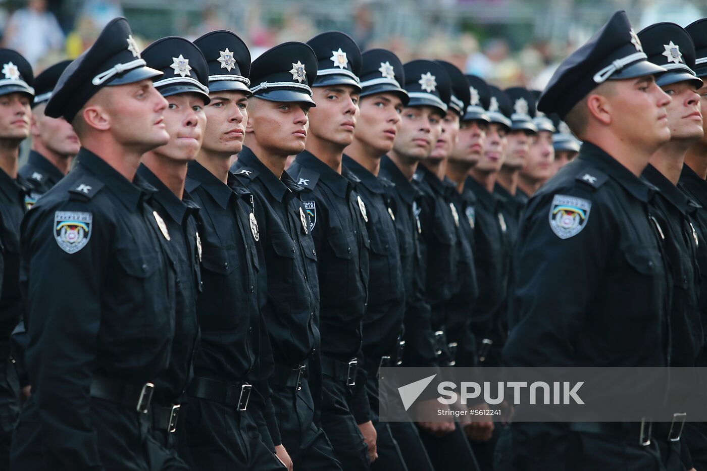 Rehearsal of parade for Ukrainian Independence Day in Kiev