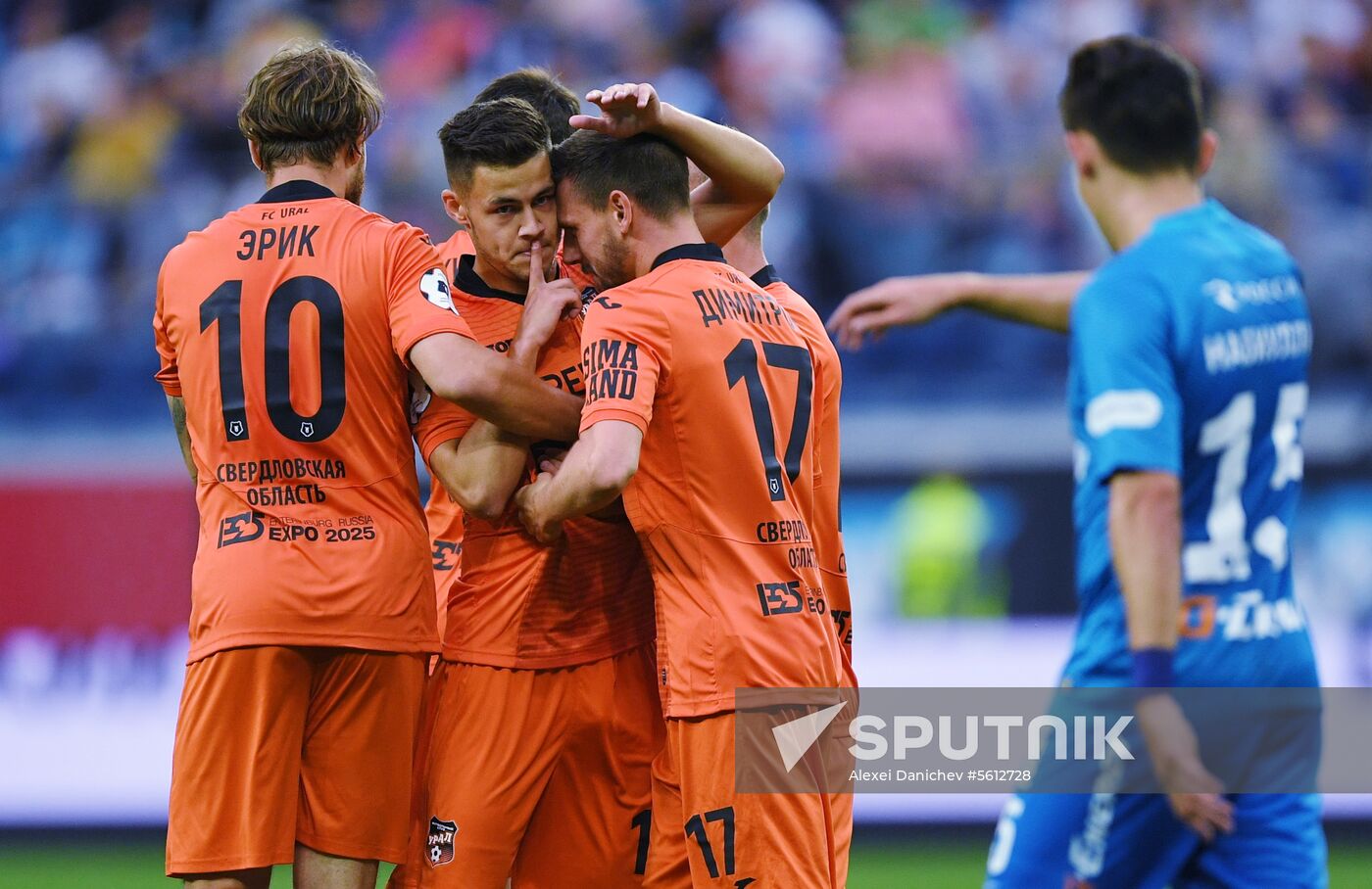 Football. Russian Premier League. Zenit vs. Ural