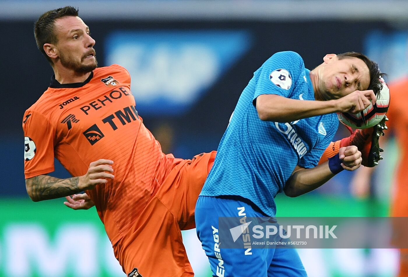 Football. Russian Premier League. Zenit vs. Ural