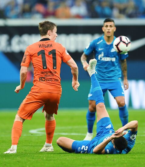 Football. Russian Premier League. Zenit vs. Ural