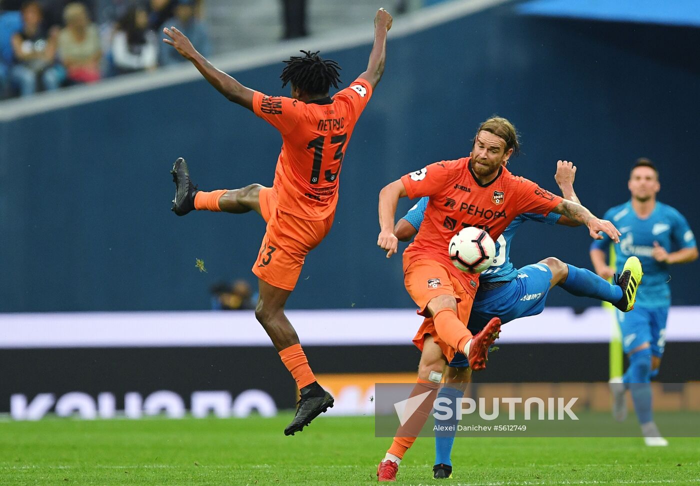 Football. Russian Premier League. Zenit vs. Ural