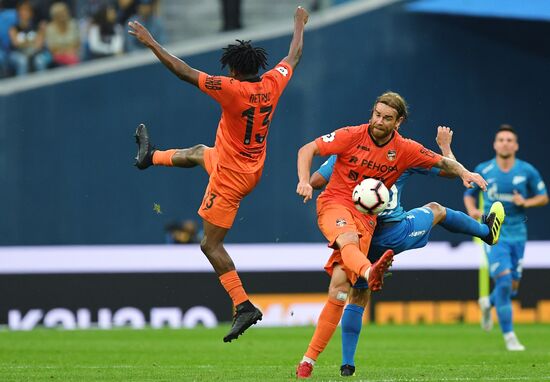 Football. Russian Premier League. Zenit vs. Ural