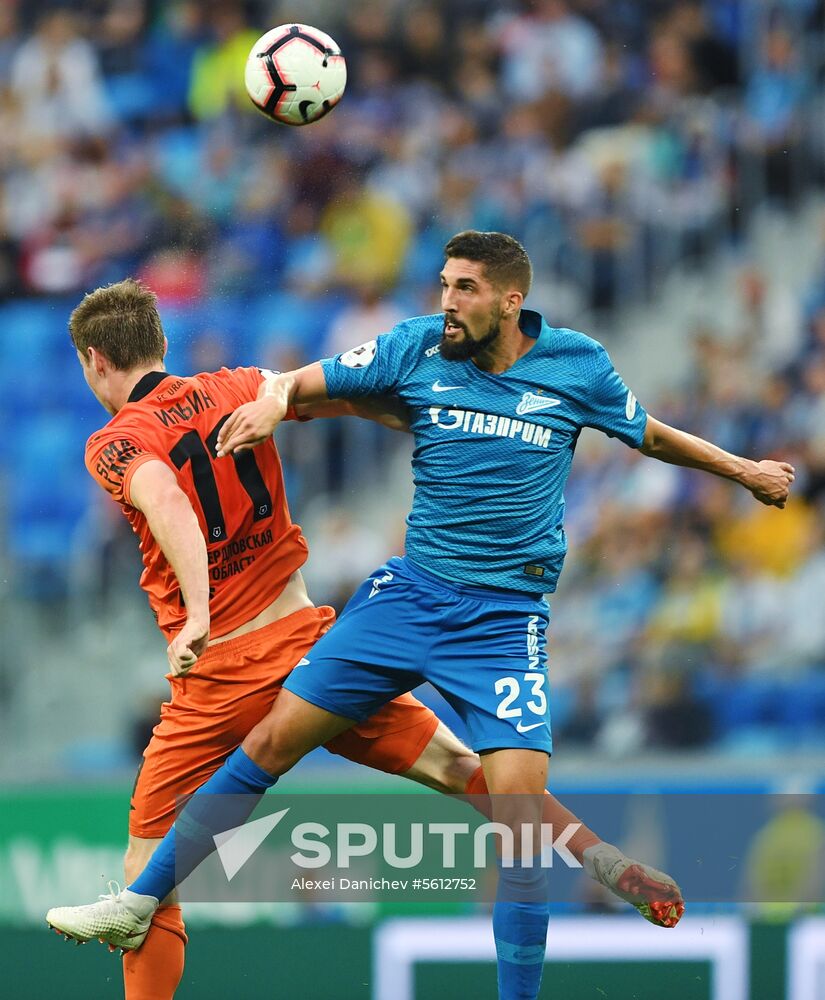 Football. Russian Premier League. Zenit vs. Ural