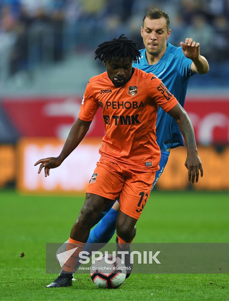 Football. Russian Premier League. Zenit vs. Ural