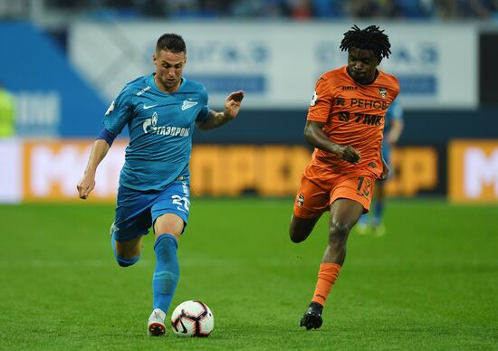 Football. Russian Premier League. Zenit vs. Ural