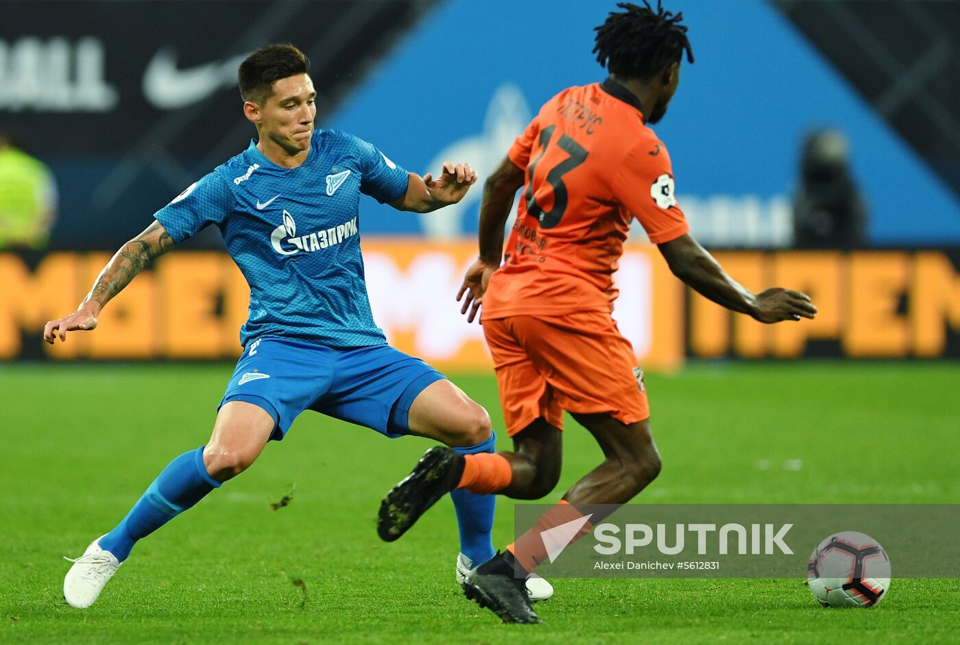 Football. Russian Premier League. Zenit vs. Ural