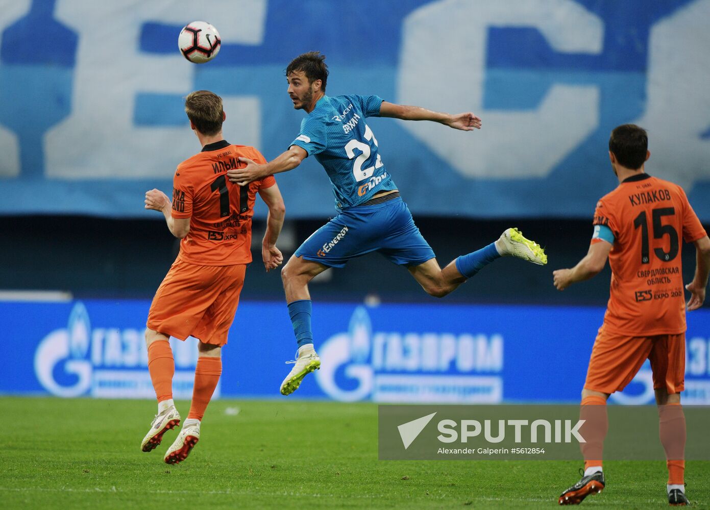 Football. Russian Premier League. Zenit vs. Ural