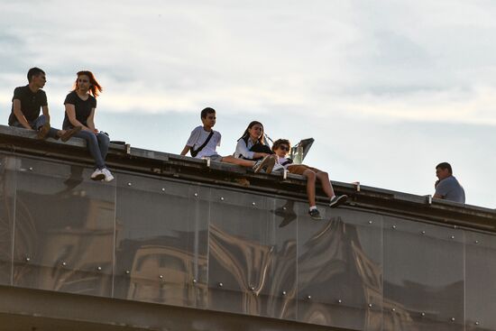 Summertime fun in Moscow