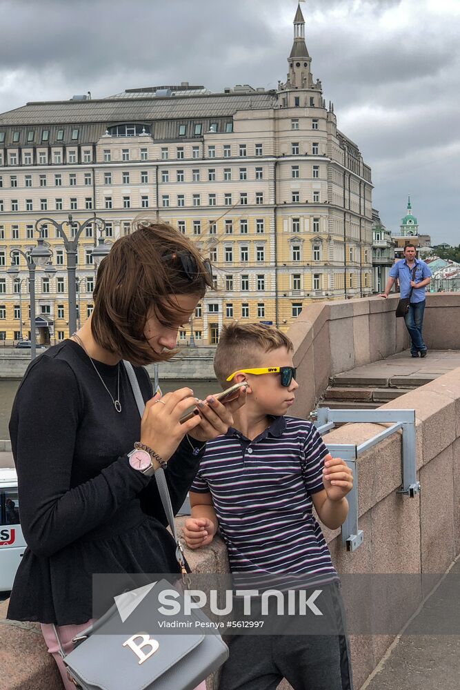 Summertime fun in Moscow