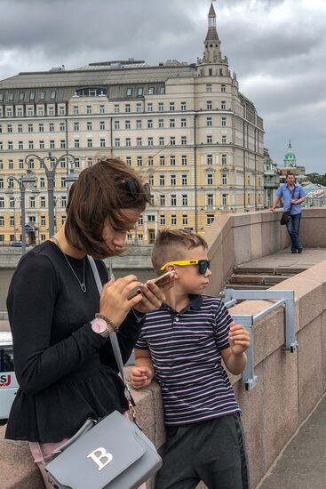 Summertime fun in Moscow
