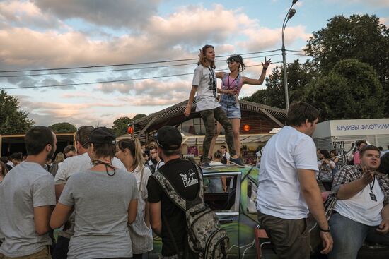 Summertime fun in Moscow
