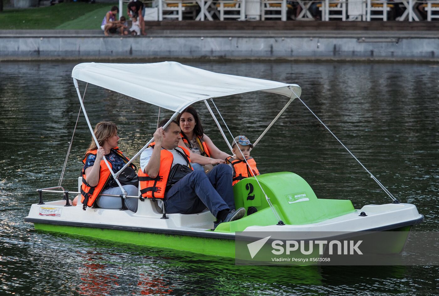 Summertime fun in Moscow