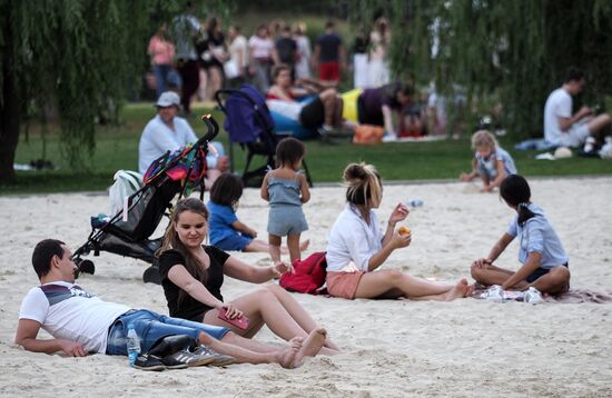 Summertime fun in Moscow
