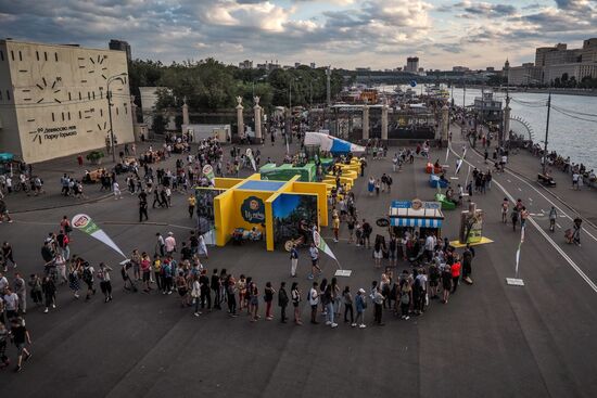 Summertime fun in Moscow