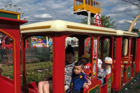 Summertime fun in Moscow
