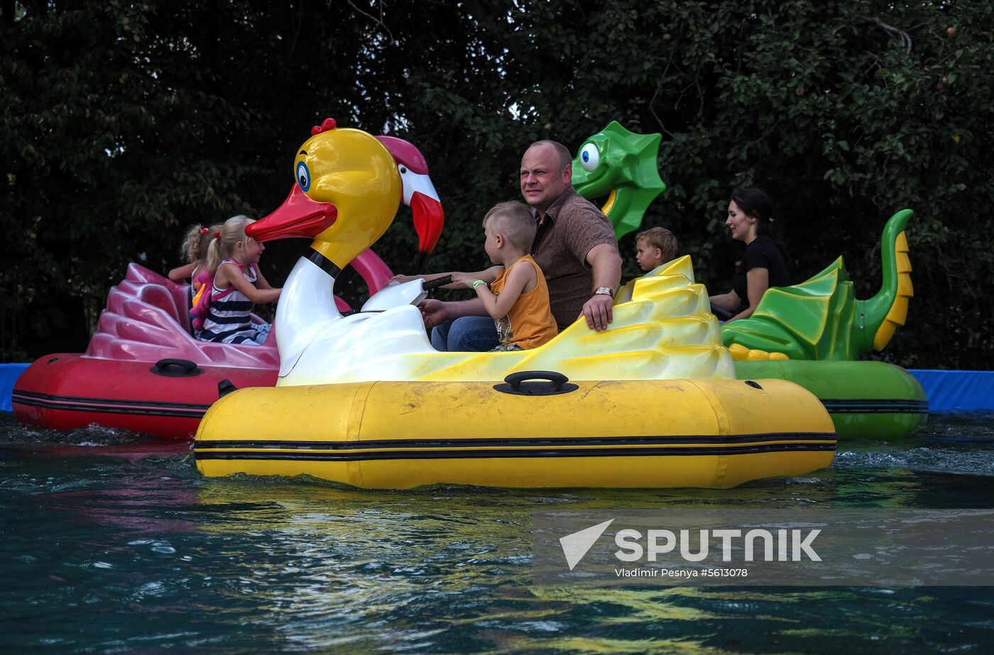 Summertime fun in Moscow