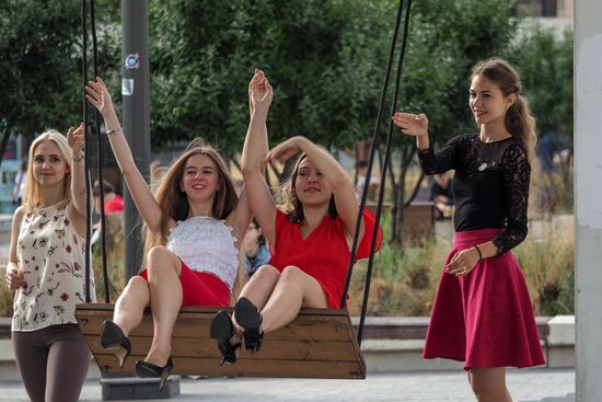 Summertime fun in Moscow