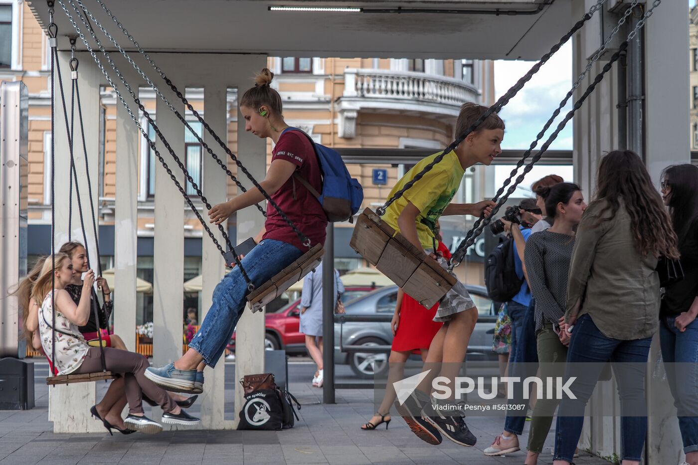 Summertime fun in Moscow