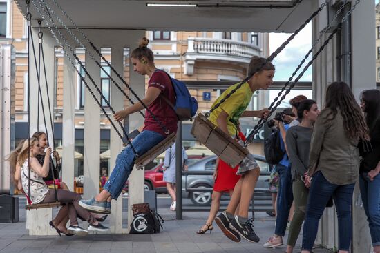 Summertime fun in Moscow