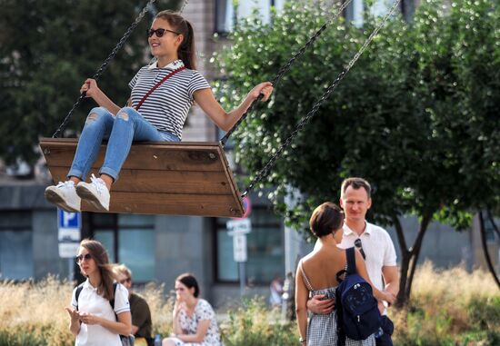 Summertime fun in Moscow