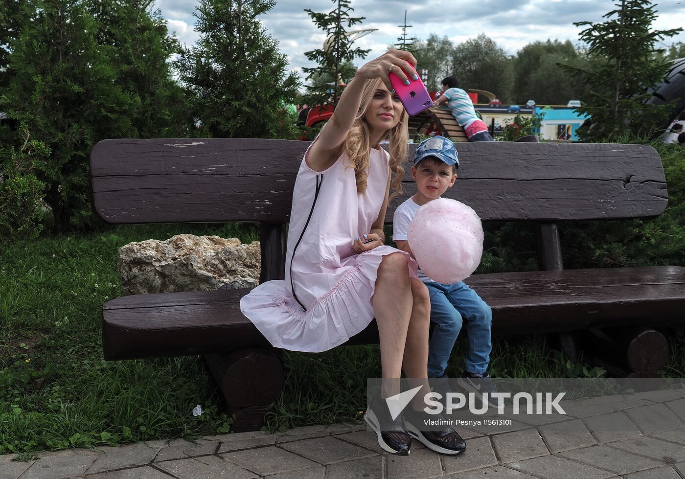 Summertime fun in Moscow