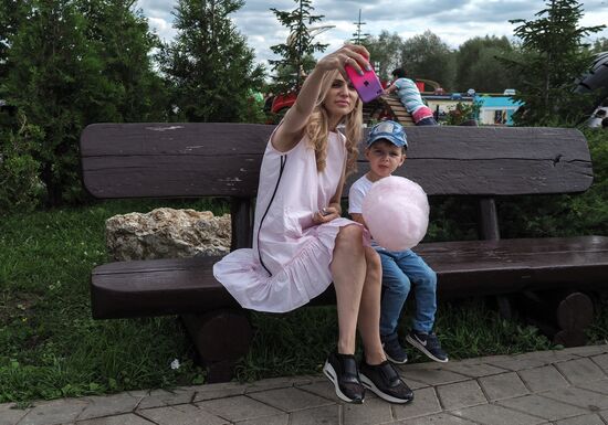 Summertime fun in Moscow
