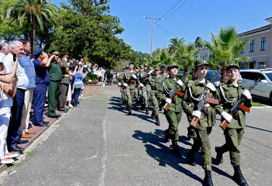 Abkhaz students of Russian military schools take oath