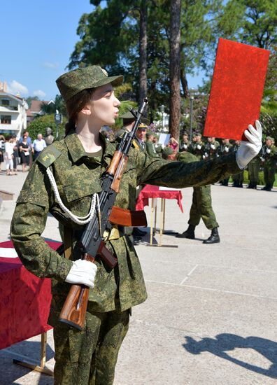 Abkhaz students of Russian military schools take oath