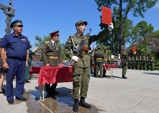 Abkhaz students of Russian military schools take oath