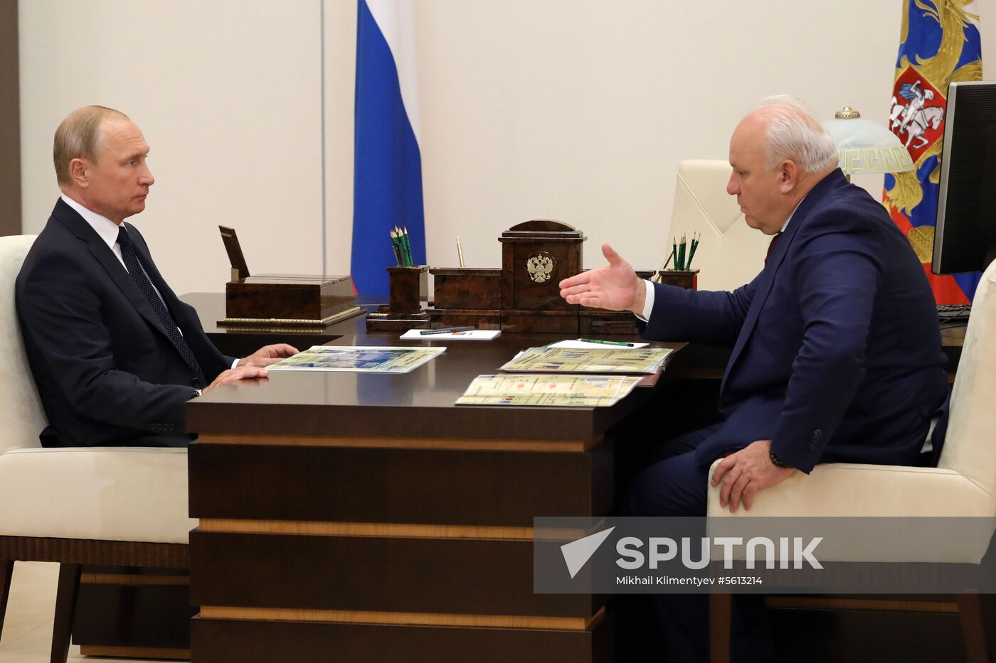 President Putin meets with head of Republic of Khakassia Viktor Zimin