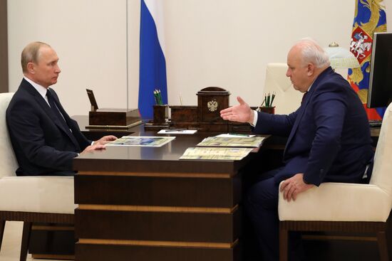 President Putin meets with head of Republic of Khakassia Viktor Zimin