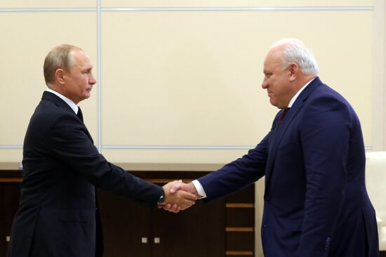 President Putin meets with head of Republic of Khakassia Viktor Zimin