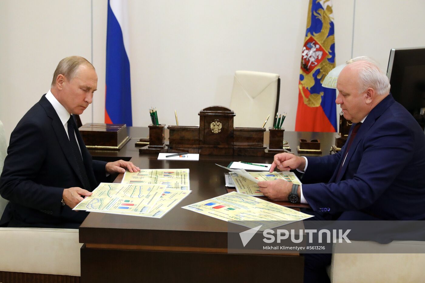 President Putin meets with head of Republic of Khakassia Viktor Zimin