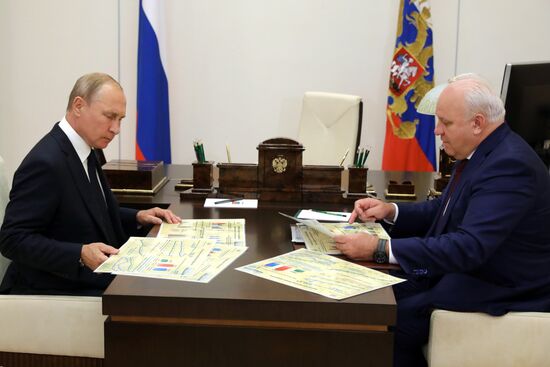 President Putin meets with head of Republic of Khakassia Viktor Zimin