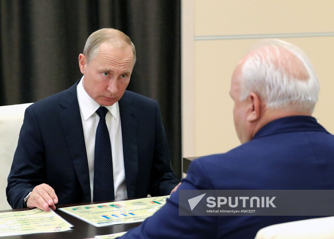 President Putin meets with head of Republic of Khakassia Viktor Zimin