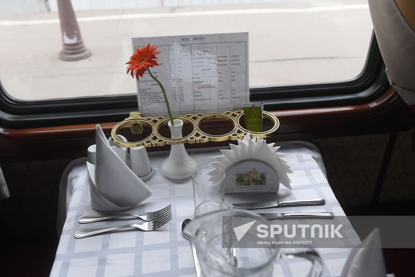 Imperial Russia tourist train departs