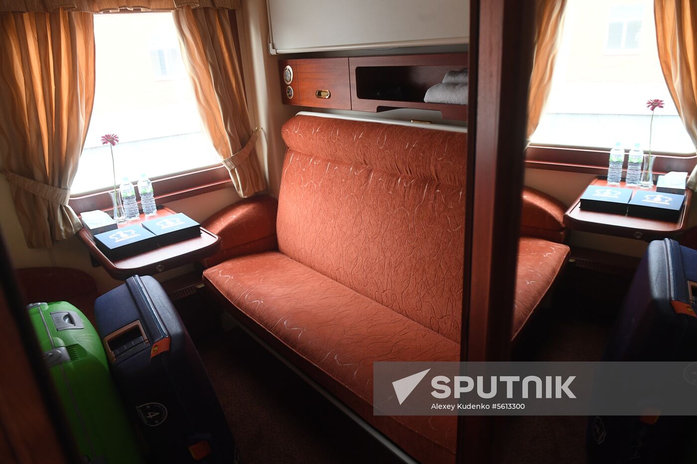 Imperial Russia tourist train departs