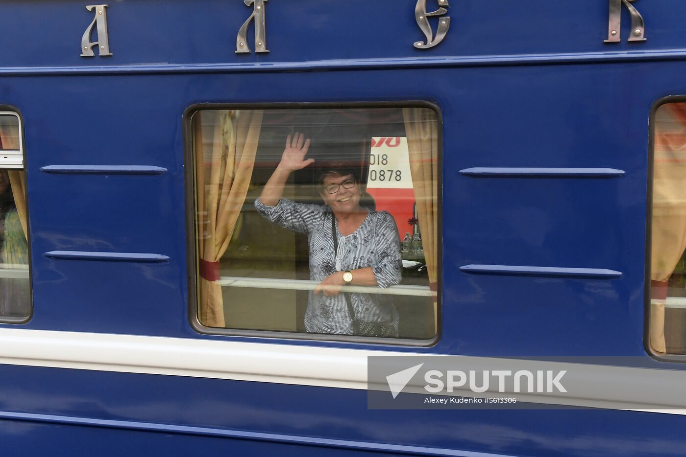Imperial Russia tourist train departs