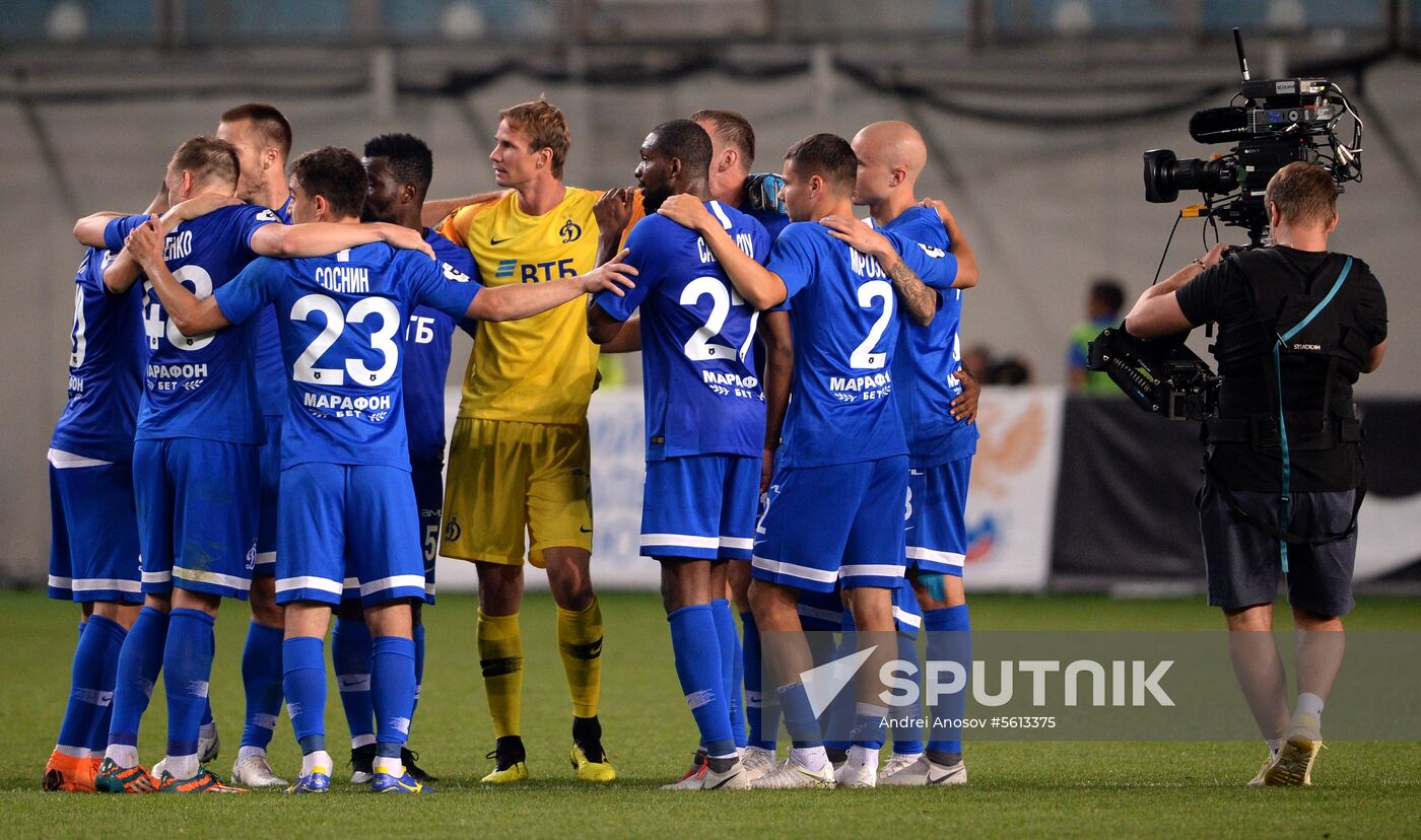 Football. Russian Premiere League. Dynamo vs. Ufa