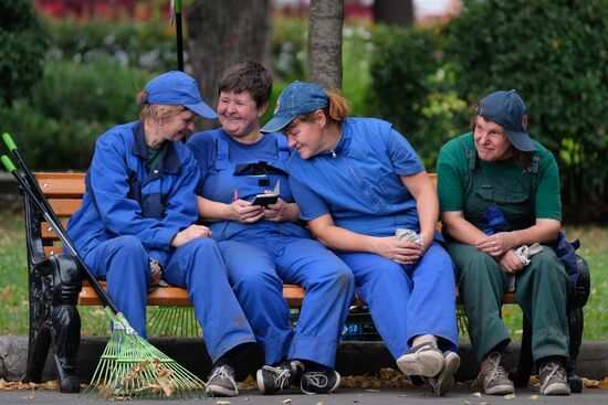 Summertime fun in Moscow
