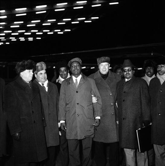 Delegation of Supreme Revolutionary Council of Somalia on visit to USSR