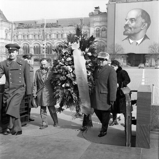 Delegation of Communist Party of Chile on visit to USSR